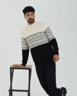 بلوز بافت طرح دار مردانه 1432