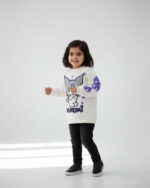 بلوز آستین بلند چاپی بچه گانه کرومی 1320 - Image 3