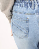 شلوارجین بگ کمر کش زاپ دارزنانه 1533 - Image 4