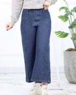 شلوارجین کراپ واید زنانه 1532 - Image 4