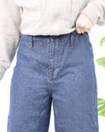 شلوارجین کراپ واید زنانه 1532 - Image 3