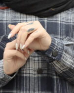 شومیز چهارخانه پشمی زنانه 1459 - Image 3