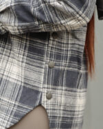 شومیز چهارخانه پشمی زنانه 1459 - Image 5