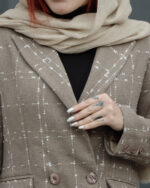 کت دو دکمه شنل زنانه 1460 - Image 2