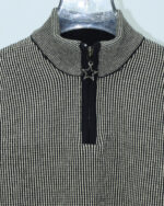 بلوز بافت نیم زیپ طرح دار بچه گانه 1476 - Image 2