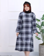 کفتان بلند تک جیب کمربند دار زنانه 1499