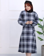 کفتان بلند تک جیب کمربند دار زنانه 1499 - Image 2