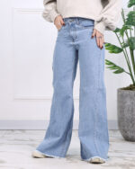 شلوار جین شافل زنانه 1498 - Image 12