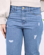 شلوار جین بگ زنانه 1504 - Image 3