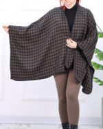 پانچو نوار دارپیچازی زنانه 1527 - Image 8