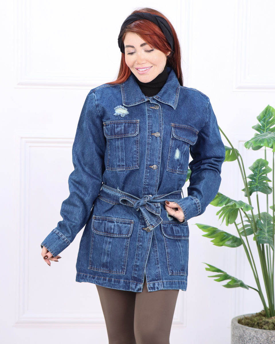 IMG_1325 کت جین چهارجیب اسپرت 1526 - Image 1