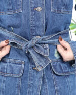 کت جین چهارجیب اسپرت 1526 - Image 4