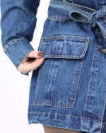 کت جین چهارجیب اسپرت 1526 - Image 5