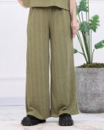 ست تیشرت و شلوار بافت ژاکارد زنانه کیمیا دو 1524 - Image 3