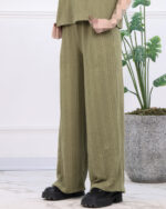 ست تیشرت و شلوار بافت ژاکارد زنانه کیمیا دو 1524 - Image 4