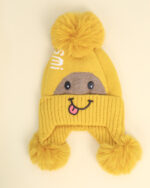 کلاه بافت داخل خز بچه گانه 1523 - Image 3