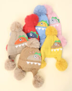 کلاه بافت داخل خز بچه گانه 1523