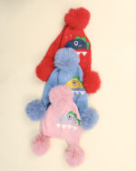 کلاه بافت داخل خز بچه گانه 1523 - Image 8