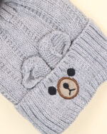 ست گردنی و کلاه داخل خز بچه گانه خرس 1522 - Image 3