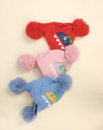 کلاه بافت داخل خز بچه گانه 1523 - Image 6