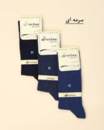 جوراب ساق بلند نخ هندی مردانه  1516 - Image 3