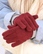 دستکش بافت رنگی زنانه 1515 - Image 2