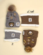 کلاه و گردنی داخل خز گلدوزی تدی  1513 - Image 10