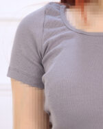 تیشرت آستین کوتاه سه دکمه فانریپ زنانه 1511 - Image 3