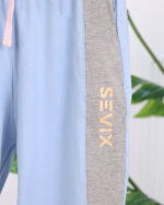 ست تیشرت پنبه ای و شلوار طرح سگ دخترانه 1509 - Image 5