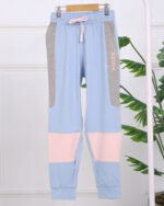 ست تیشرت پنبه ای و شلوار طرح سگ دخترانه 1509 - Image 4