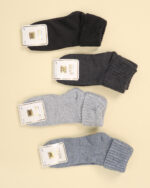 جوراب حوله ای لب برگردان زنانه 1508