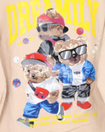 ست بلوز آستین فینگردار و شلوار کتان بچه گانه 1552 - Image 2