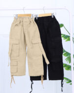 شلوار کتان کارگو بچه گانه 1551 - Image 5