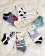 پک دو عددی جوراب مچی بچه گانه طرح دار 1487 - Image 2