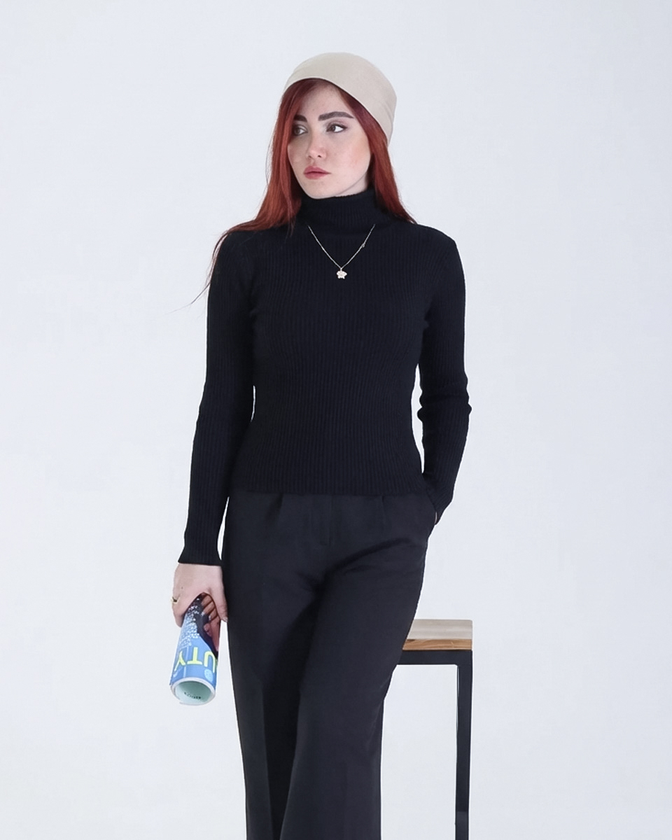 Untitled-114 بلوز يقه اسكی کبریتی زنانه 1471 - Image 1