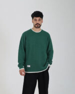 بلوز بافت آستین بلند بیسکوییتی مردانه 1464