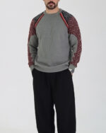 بلوزبافت سرشانه طرح دار 1447 - Image 7