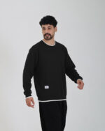 بلوز بافت آستین بلند بیسکوییتی مردانه 1464 - Image 3