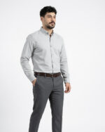 پیراهن آستین بلند شانلی کش سه مردانه 1475 - Image 3