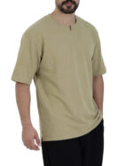 تیشرت یقه کوبایی جودون مردانه 1591