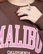 بلوز دورس دو نخ لش تکه دوزی زنانه 1580 - Image 2