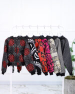 بامبر جکت سنتی گلدوزی دار کلاهدار زنانه  1581 - Image 7