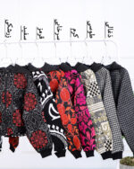 بامبر جکت سنتی گلدوزی دار کلاهدار زنانه  1581 - Image 6