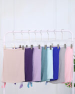 شال حریر رنگی زنانه 1600 - Image 3