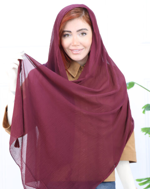 شال حریر رنگی زنانه 1600