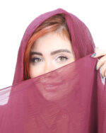 شال حریر رنگی زنانه 1600 - Image 7