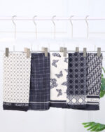 روسری مینی چاپی طرح دار زنانه 1597 - Image 7