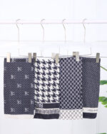 روسری مینی چاپی طرح دار زنانه 1597 - Image 4