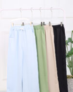 ست تیشرت و شلوار گلکسی چاپی زنانه 1596 - Image 5