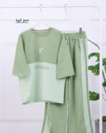 ست تیشرت و شلوار گلکسی چاپی ck زنانه 1595 - Image 9